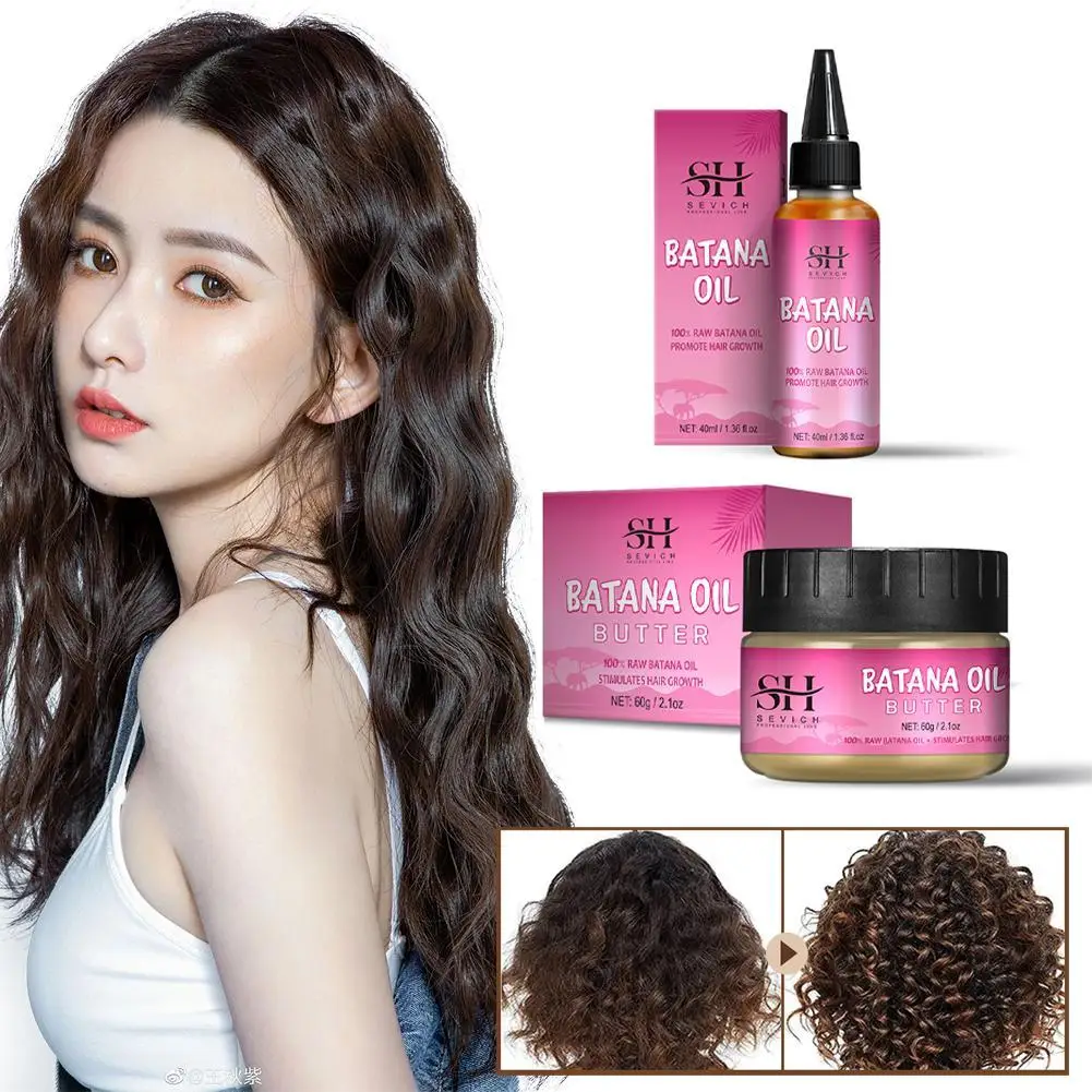 Fast Hair Set Traction Alopecia Hair Mask Anti Break Loss Growth Oil Baldness Treatment Batana essential