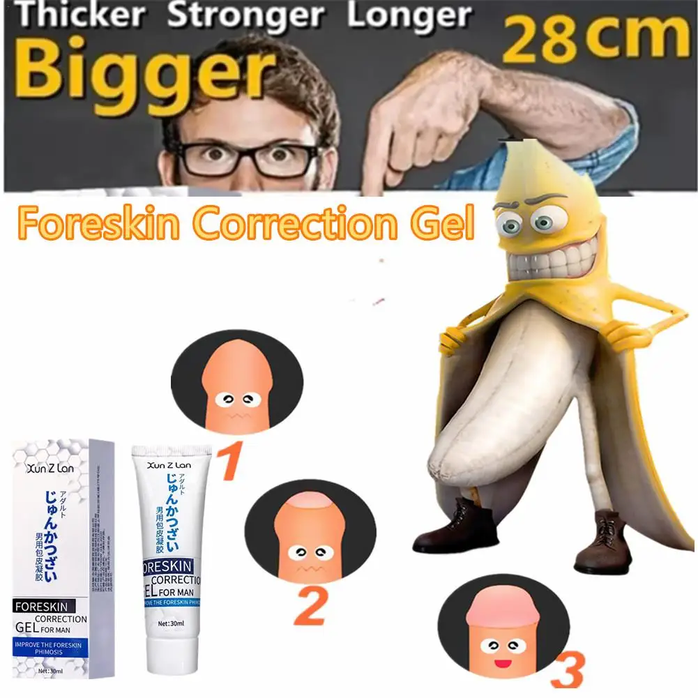 

Male Foreskin Correction Gel Multifunction Foreskin Resistance Complex Penis Prevent Phimosis Correction Sex Toys For Man