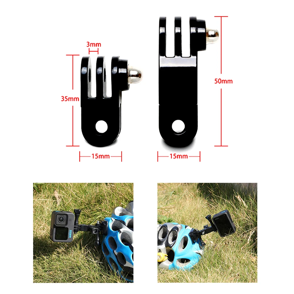 For GoPro Adjustment Arm Self-adhesive Base Screw J Hook Set For GoPro Hero 13 12 11 10 9 8 7 Insta360 X4 X3 DJI OSMO Action 4 3