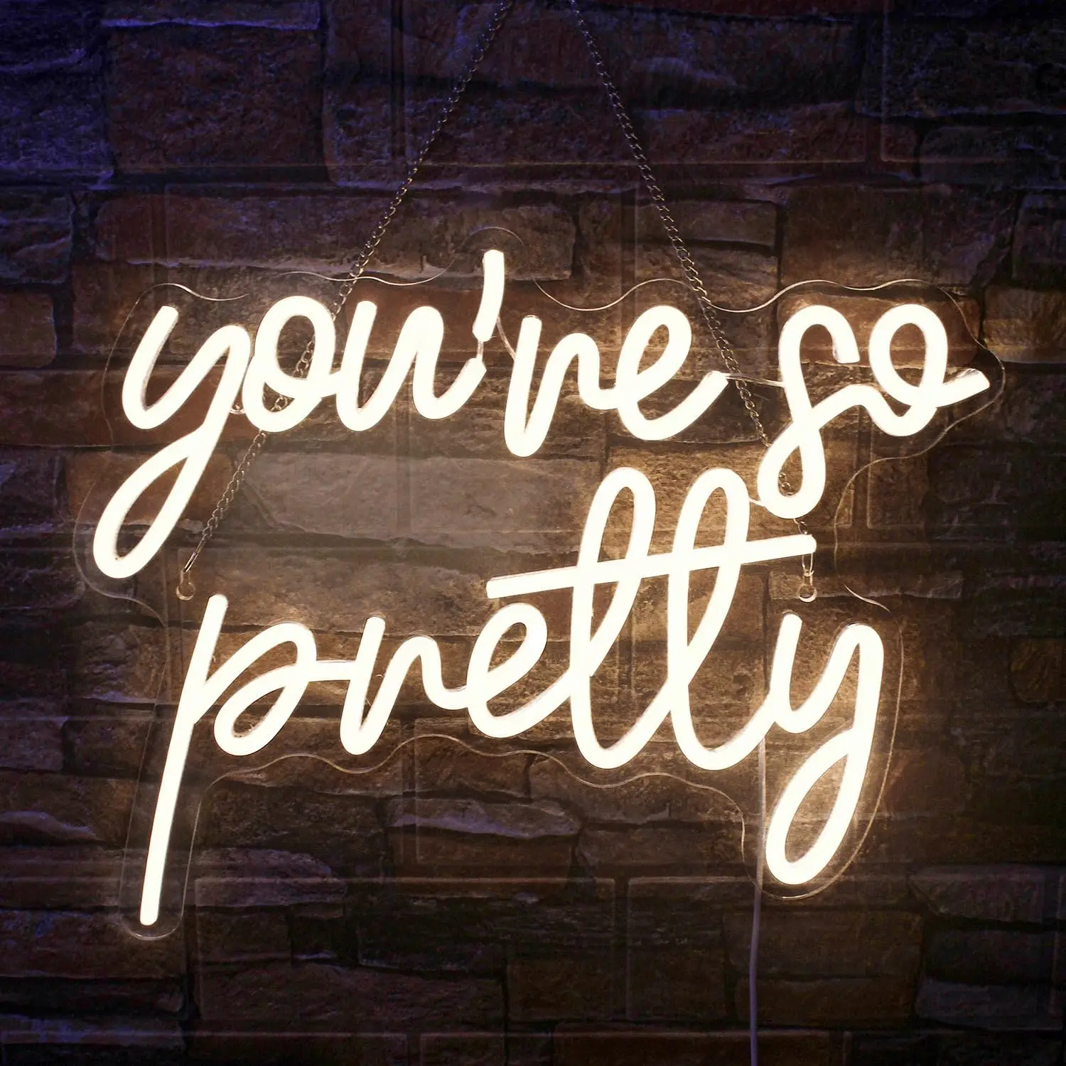 You’re So Pretty Neon Sign Wedding Party Engagement Bar Birthday Party Indoor Bedroom home studio shop Light Up Sign Wall Decor