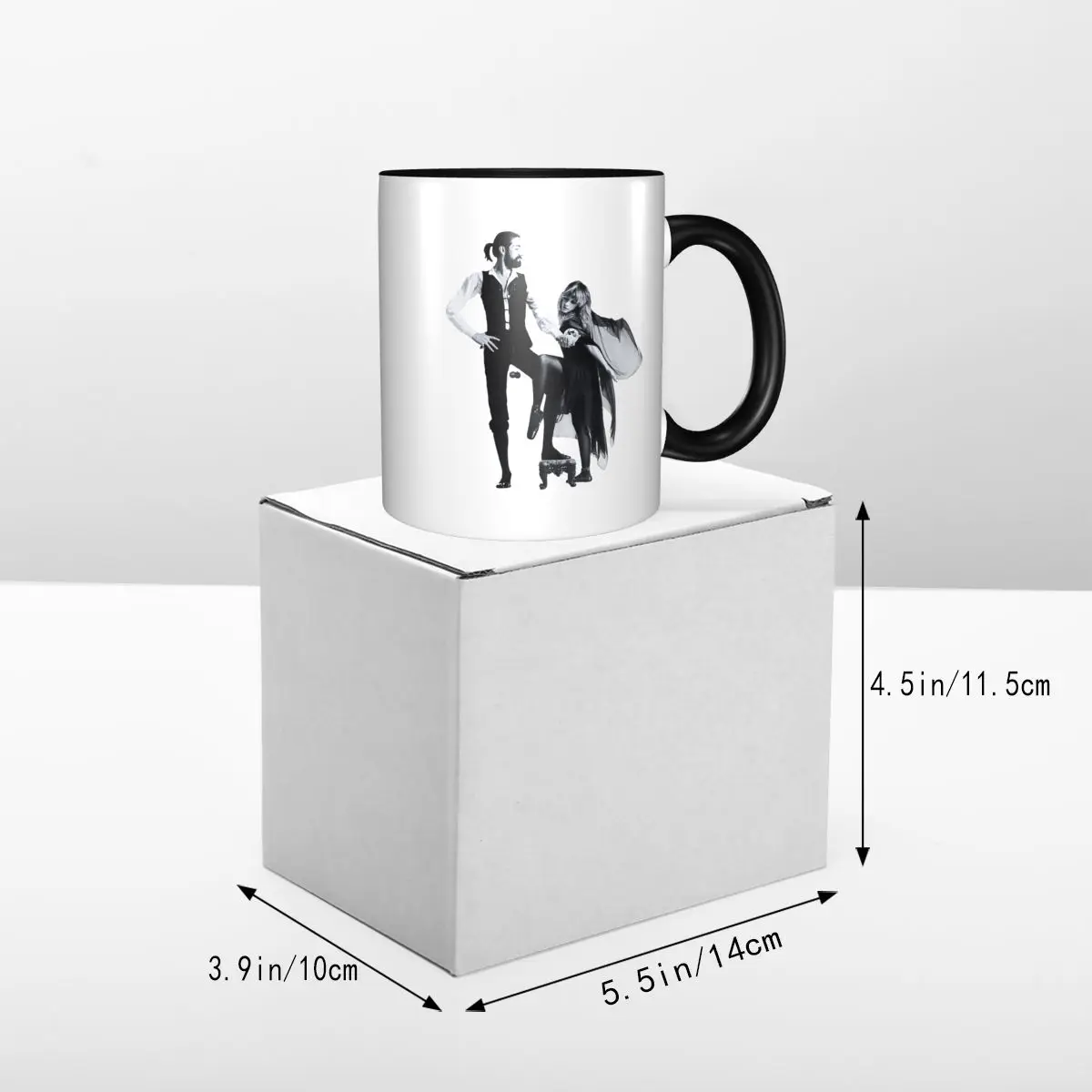 FLEETWOOD MAC الشائعات القدح مضحك أكواب القهوة السيراميك أكواب الشاي كوب حليب درينكوير هدية للمرأة الرجل