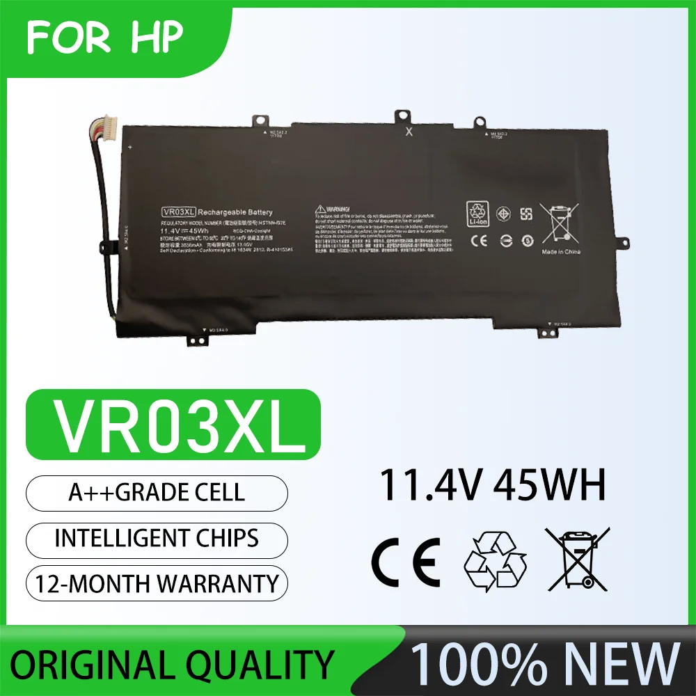 11,4 V 45Wh VR03XL batería del ordenador portátil para HP TPN-C120 Envy 13-D021TU Envy 13-D023TU Envy 13-D024TU Envy 13-D025TU