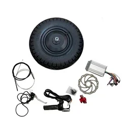 High Torque 70N.m 500W Geared Wheelbarrow 16inch Hub Motor Conversion Kit