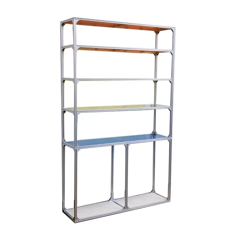 

Aluminum profile multi-layer color acrylic floor multi-layer storage locker