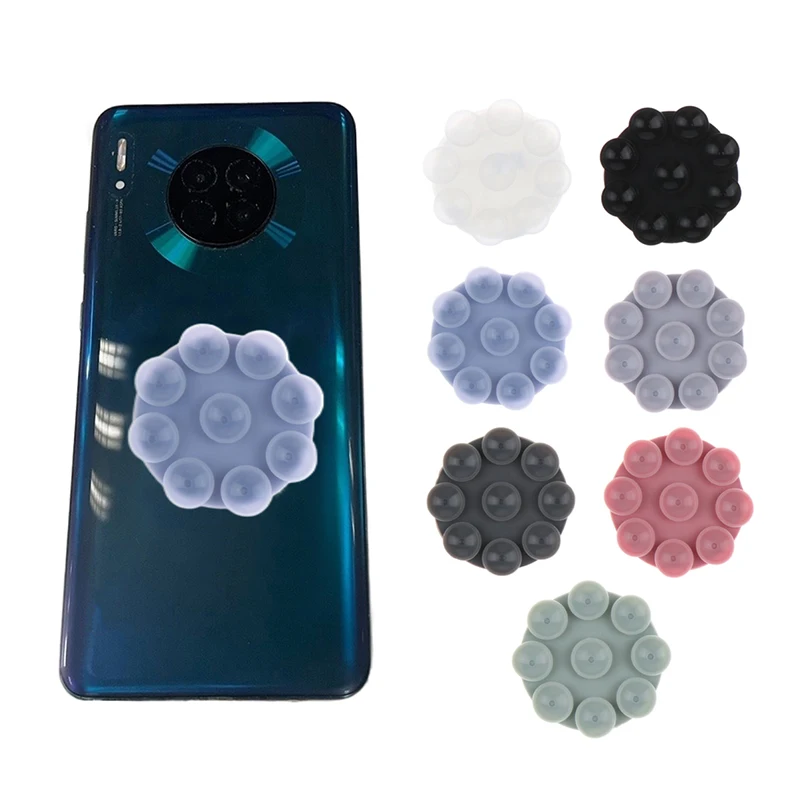Phone Suction Holder Back Of Phone 2023 New Silicone Suction Cup Phone Case Adhesive Mount Phone Accessories