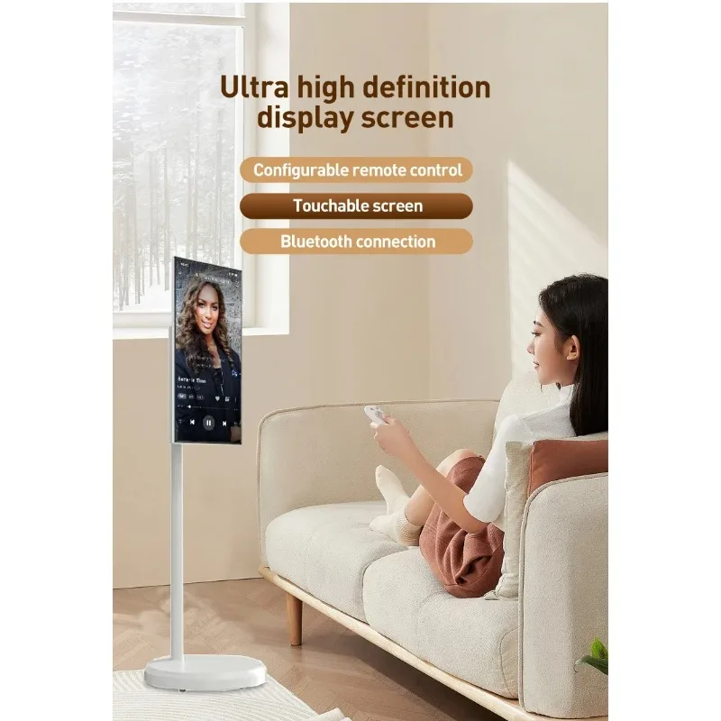 【الأكثر مبيعًا】 تلفزيون بشاشة مسطحة بالجملة 21.5 بوصة تلفزيون ذكي OEM الشركات المصنعة للتلفزيون المنقلي شاشة محمولة تلفزيون LED أندرويد t #2