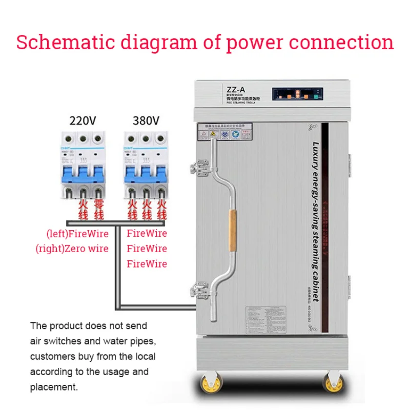 Industrial Food Steamer / commercial rice steamer cabinet4 /6//8/12/24layers rice steamer machine