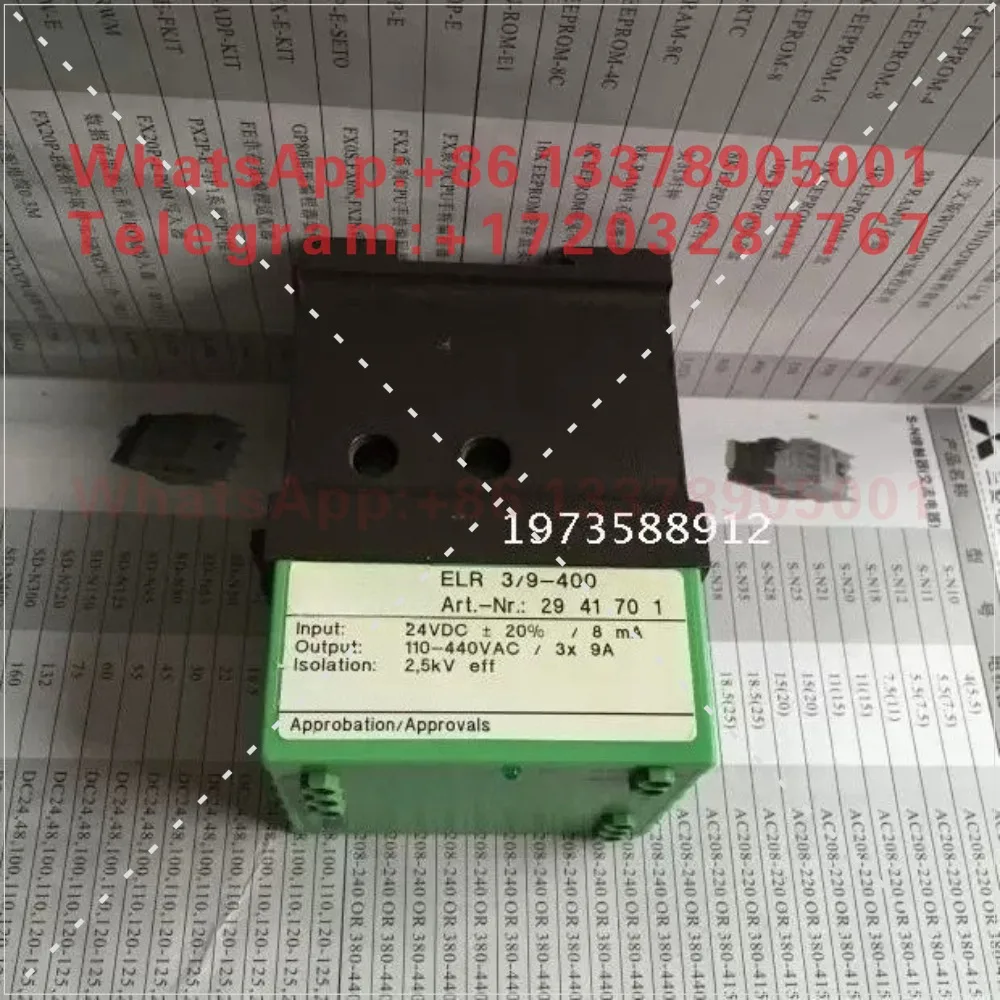 SSR Solid State Relay ELR 3/9-400 Art.-Nr.2941701