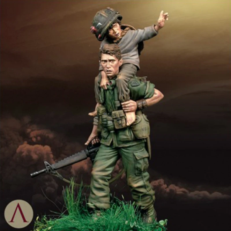 Survivor Resin Figure 1/24 Model Kit Unpainted and Unassembled Toys Free Shipping