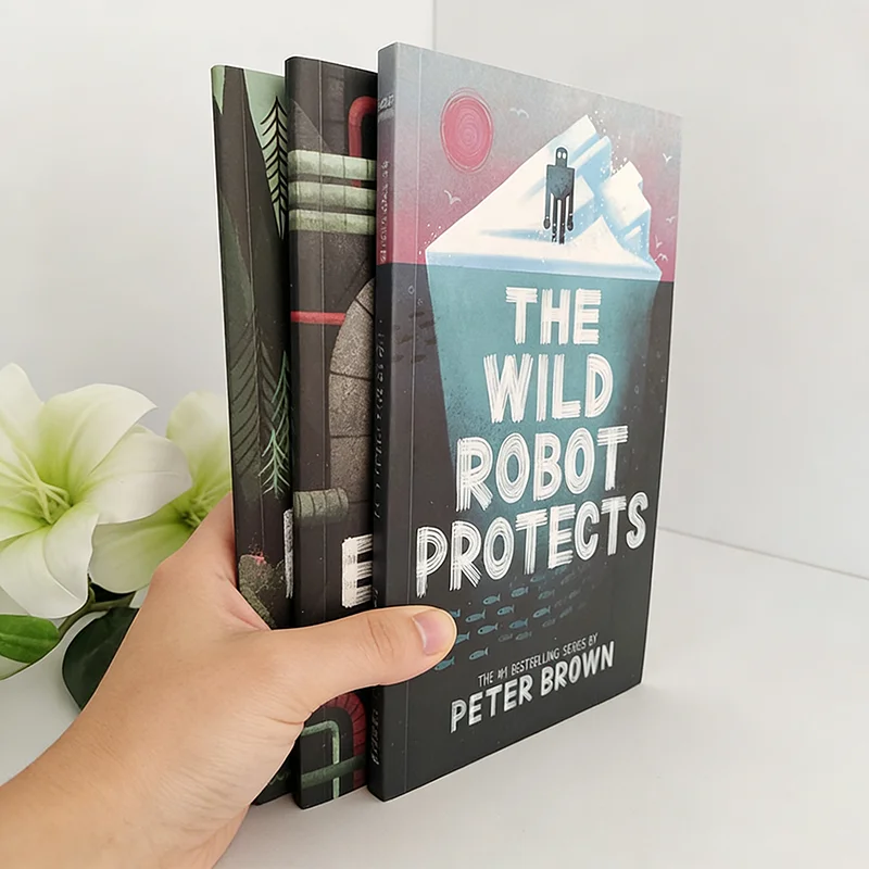 THE WILD ROBOT PROTECTS PETER BROWN English Version 1-3 Volumes Libros Livros