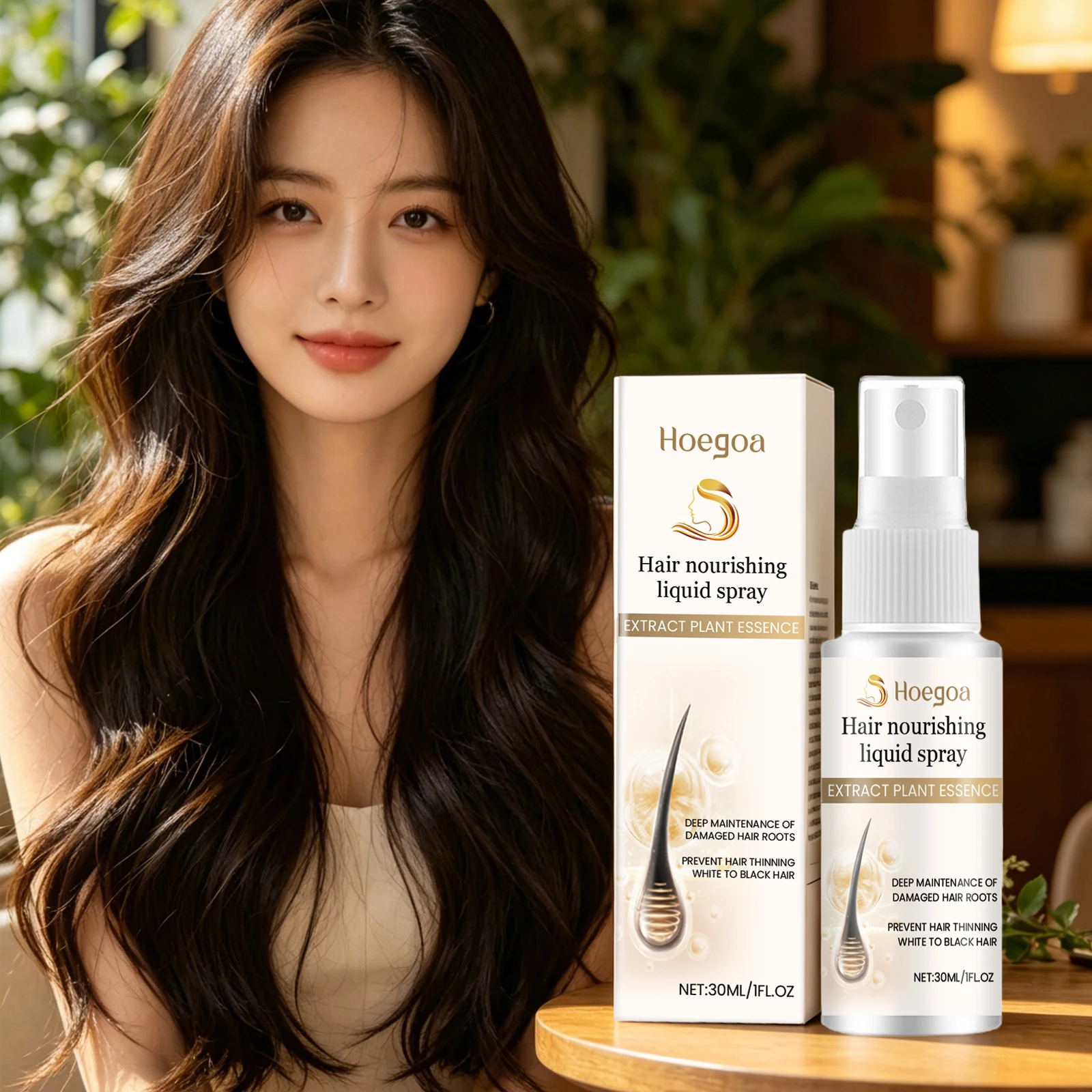 Hair Care Spray Deep Moisturizing Anti Hair Loss Strengthens Hair Roots Hair Regrowth Thicken Serum Nourishes Scalp Hair Care