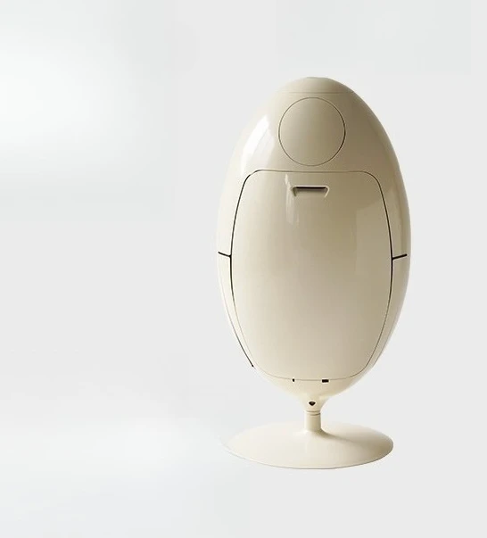 

Rotating, kitchen, sorting, dinosaur eggs, storage trash can, household, living room ornament