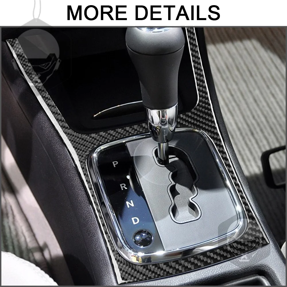 For Mercedes Benz B-Class W245 2005-2011 Carbon Fiber Cover Shifting Panel Car Interior Gear Trim Sticker Decoration Accessories