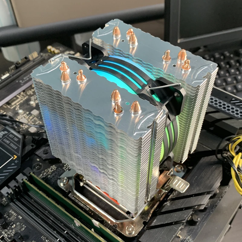 90MM ARGB CPU Cooler Fan RGB L - Pc Gaming Ff review and price