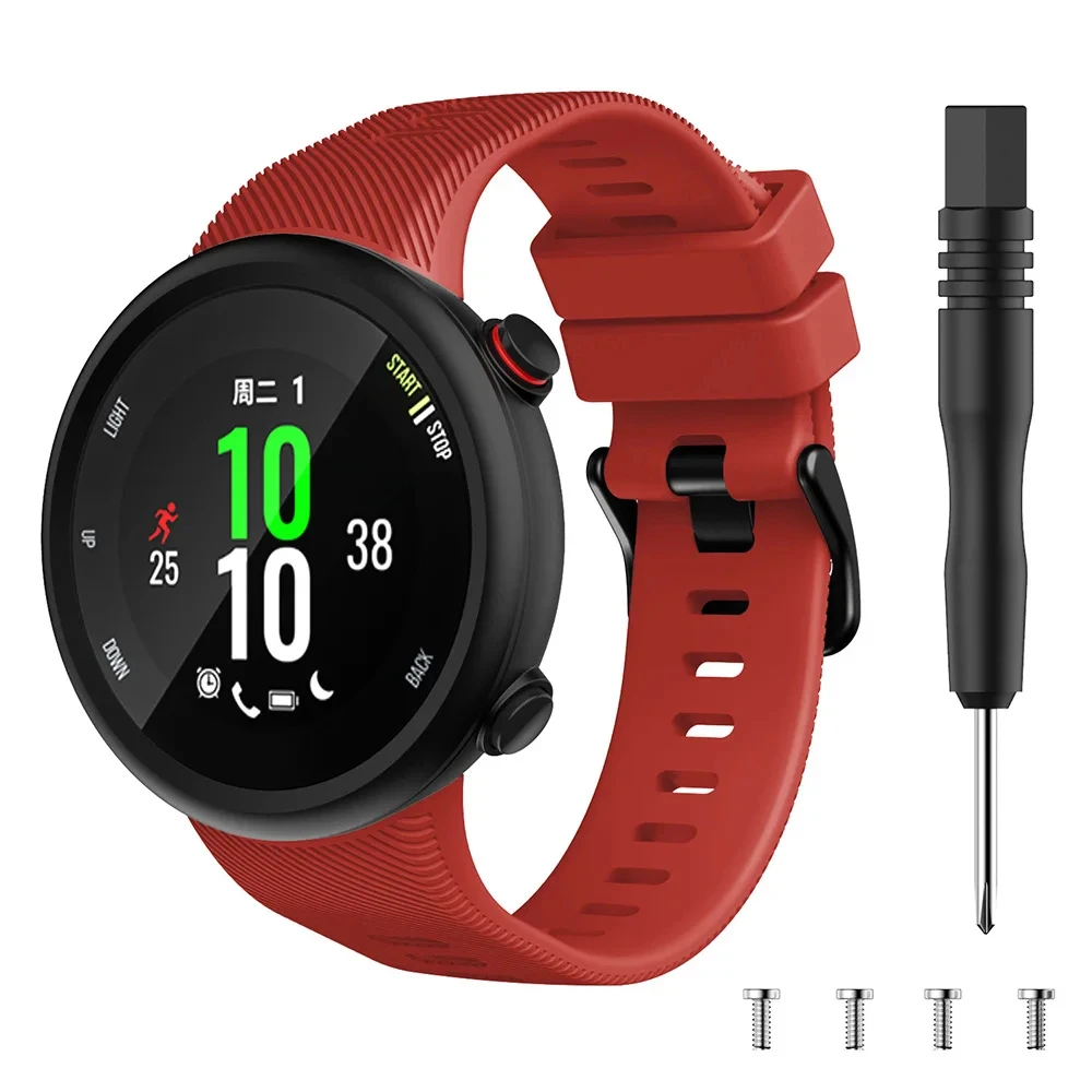 Silikonarmband für Garmin Swim 2 Smartwatch Band Sportarmband für Garmin Forerunner 45 45s Modeuhr Armband Zubehör – Detail 8