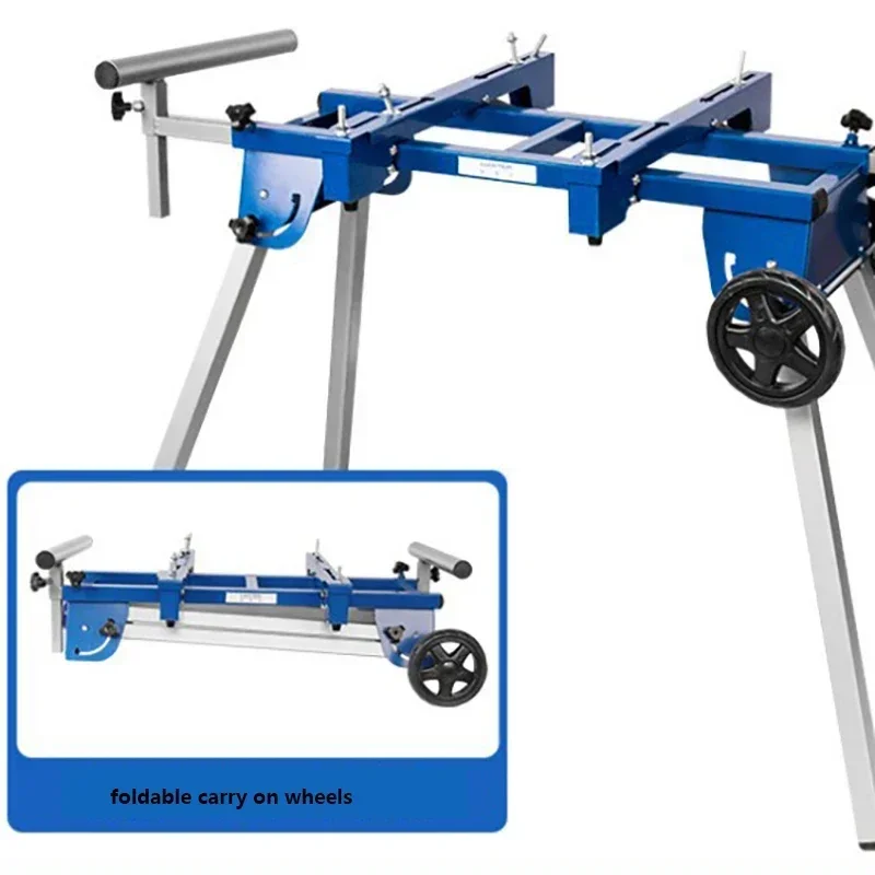 Special bracket workbench for miter saws Suitable for a variety of models Foldable and easy to carry Special bracket workbench