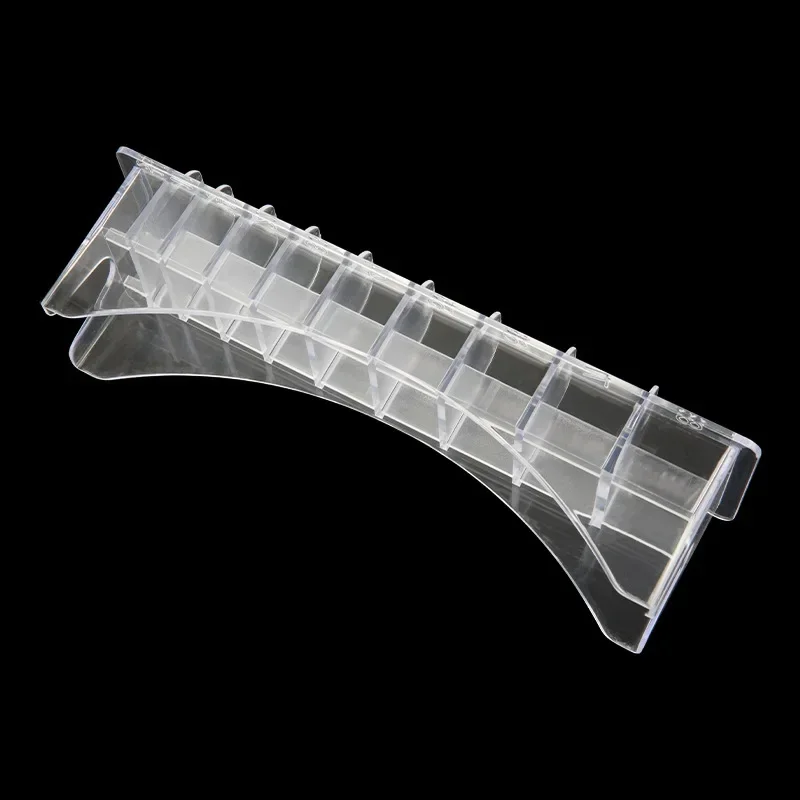 Universal Rectangular Plastic Guide Comb Storage Box Barber Hairdresser Electric Hair Clipper Limit Comb Organizer Container Box