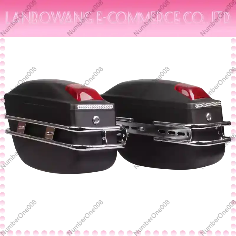 

For Kawasaki Honda Yamaha Suzuki Motorcycle Side Box, 24L Universal Tail Bag with Luggage Tank Tool Storage