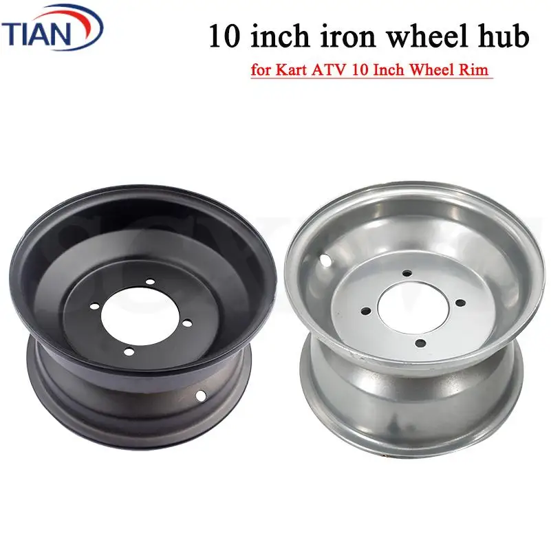 

88mm / 110mm 10 Inch Front or Rear wheel hub ATV Beach Bike 23x7.00-10 Tire Rims 22x10-10 Four Wheel Steel Hole Hubs