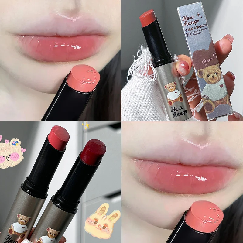 6color Crystal Jelly Lipstick Mirror Water Solid Lip Balm Waterproof Moisturizing Lasting Nude Lip Tint Lipgloss Makeup Cosmetic