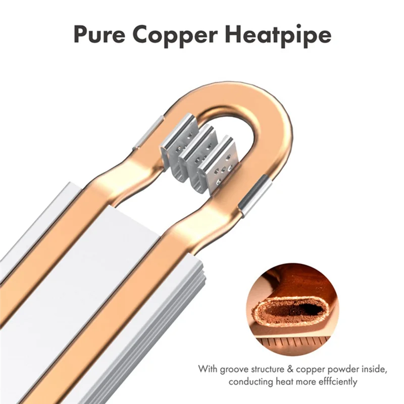 مشعاع محرك أقراص صلبة من Ineo NVMe مع غطاء ، مبرد PS5 M.2 SSD ، تبديد حراري فعال ، مبرد تبريد