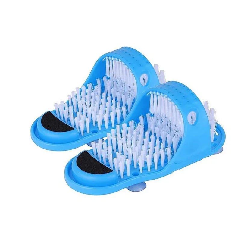 Douche Voet Scrubber Massager Cleaner Spa Exfoliërende Wasmachine Was Slipper Gereedschap Badkamer Bad Voetborstels Verwijderen Dode Huid 1Pc