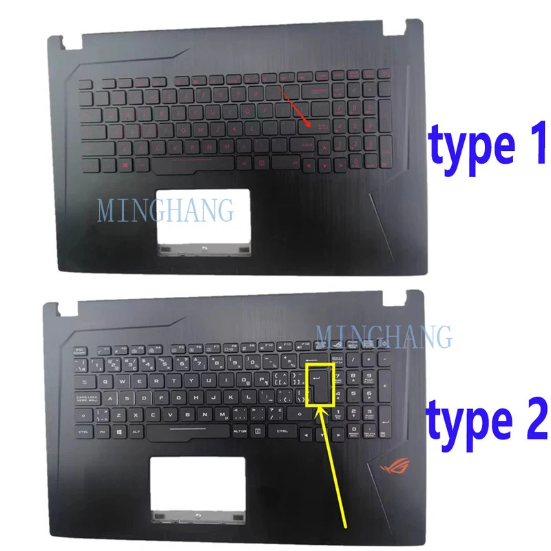 M  For ASUS GL753 GL753V FX753 GL753VD Laptop Keyboard Palmrest Upper Case C Shell