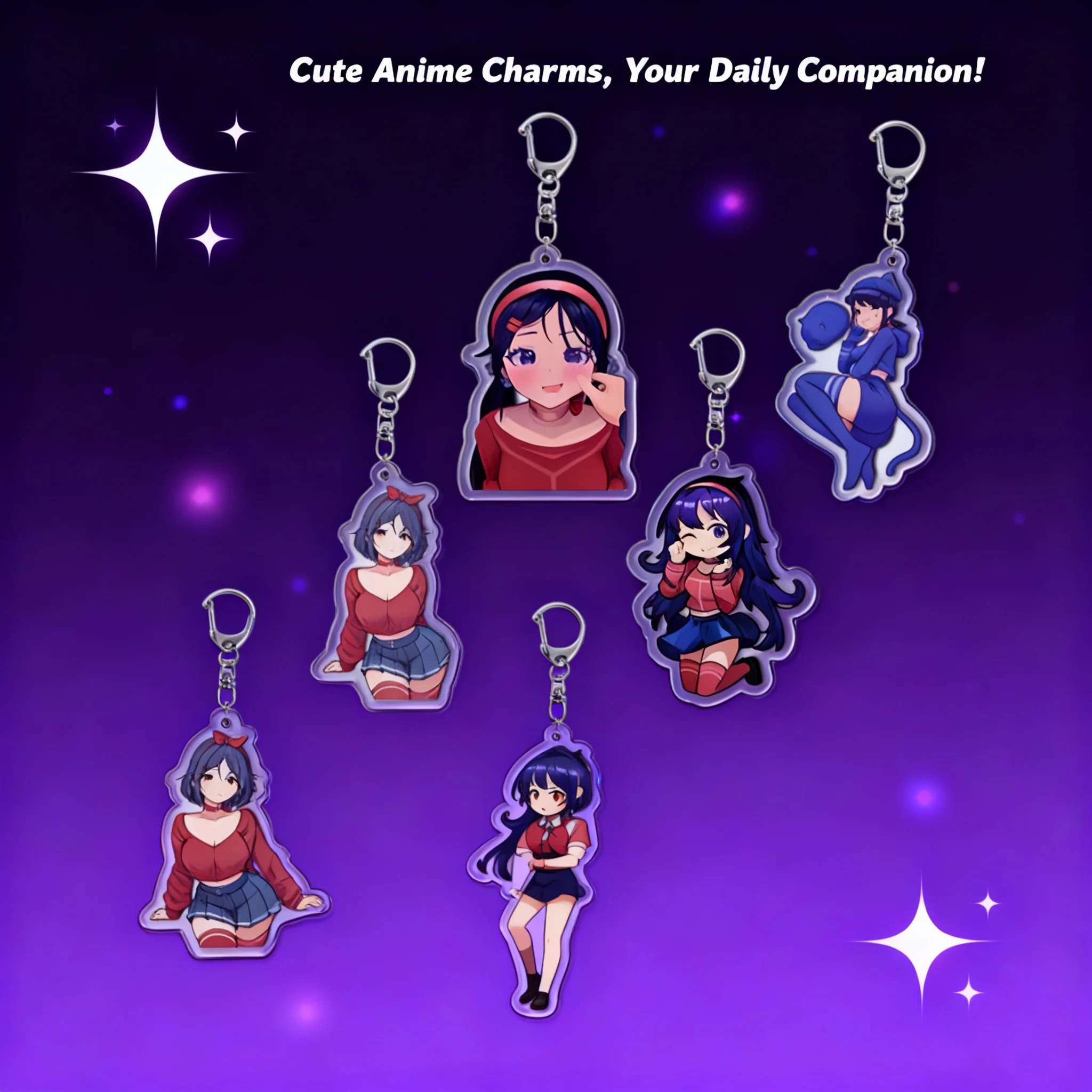 

MiSide Mita Emoji Keychain Acrylic Anime Backpack Charm Gift Horror Game Layered Design Cute Accessories for Fans