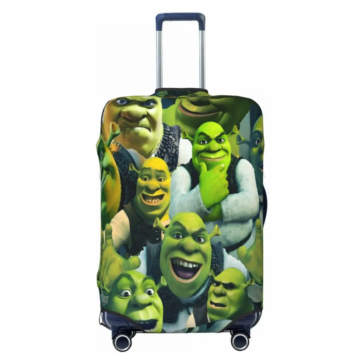 

Fashion Funny Shrek Collage Luggage Cover Protector Elastic Monster Anime Travel Suitcase Covers
