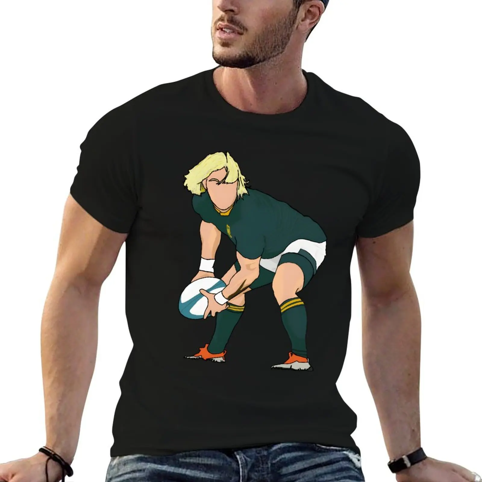 Faf de Klerk (South Africa) T-Shirt man t shirt luxury t shirt men 100% cotton luxury brand cotton t shirt pack T-shirt