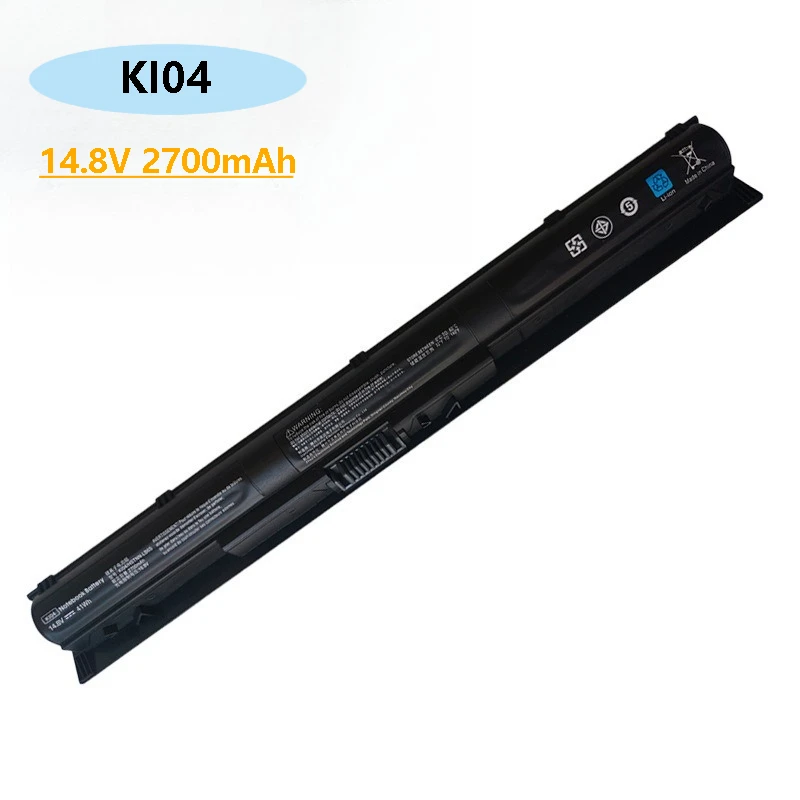 Brand New High Quality 14.8V 2700mAh Laptop Battery KI04 For HP 800010-421 TPN-Q158 TPN-Q162 TPN-Q159 TPN-Q160 TPN-Q161