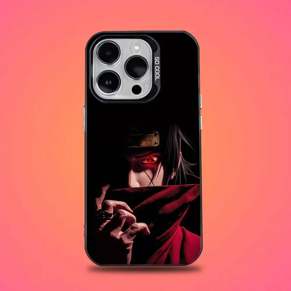 U-Uchiha M-Madara I-Itachi Phone Case For iPhone 16,15,14,13,12,11,Pro,Max,Plus,Mini,XS,SE Anti Fall Black Matte Hard Bumper