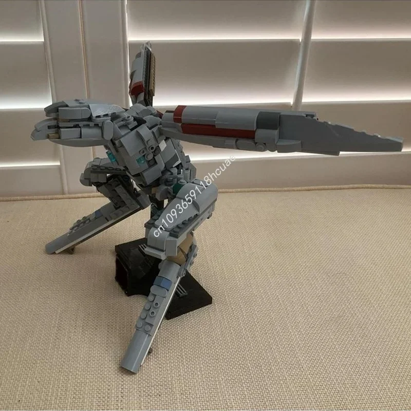512pcs MOC Metal Gear Ray Iconsed Model Building Blocks Construction Toy DIY Creative Idea Christmas Gifts Education Brick Kids