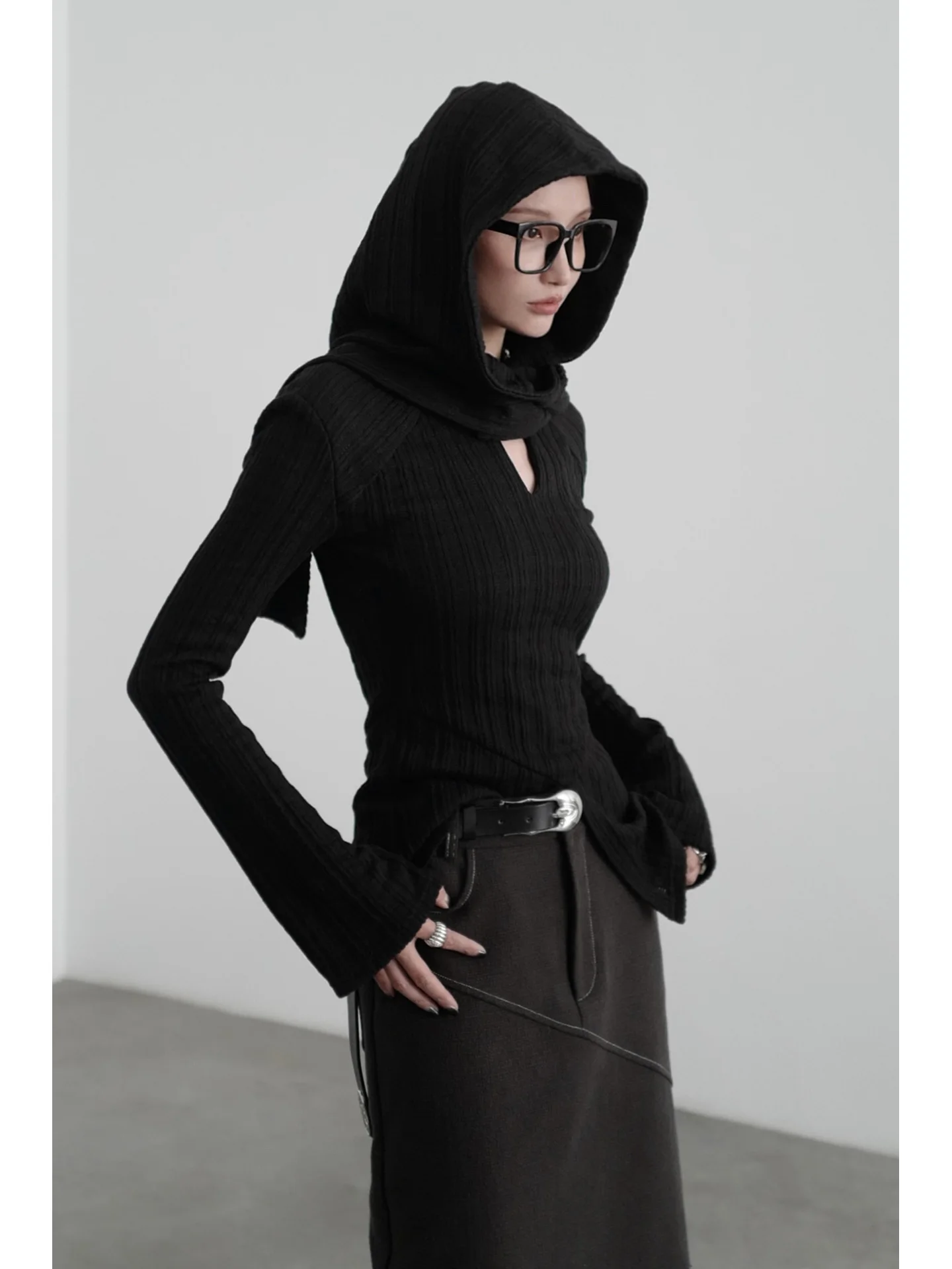 chentaitai-faionable-wide-brim-foldable-hat-scarf-set-for-women-ele-versatile-accory-for-everyday-use