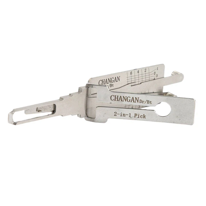 

High Quality Lishi Changan 2-in-1 Car Lock Pick and Decoder Compatible with Changan 2-in-1 Tools and Lishi Lock Picks