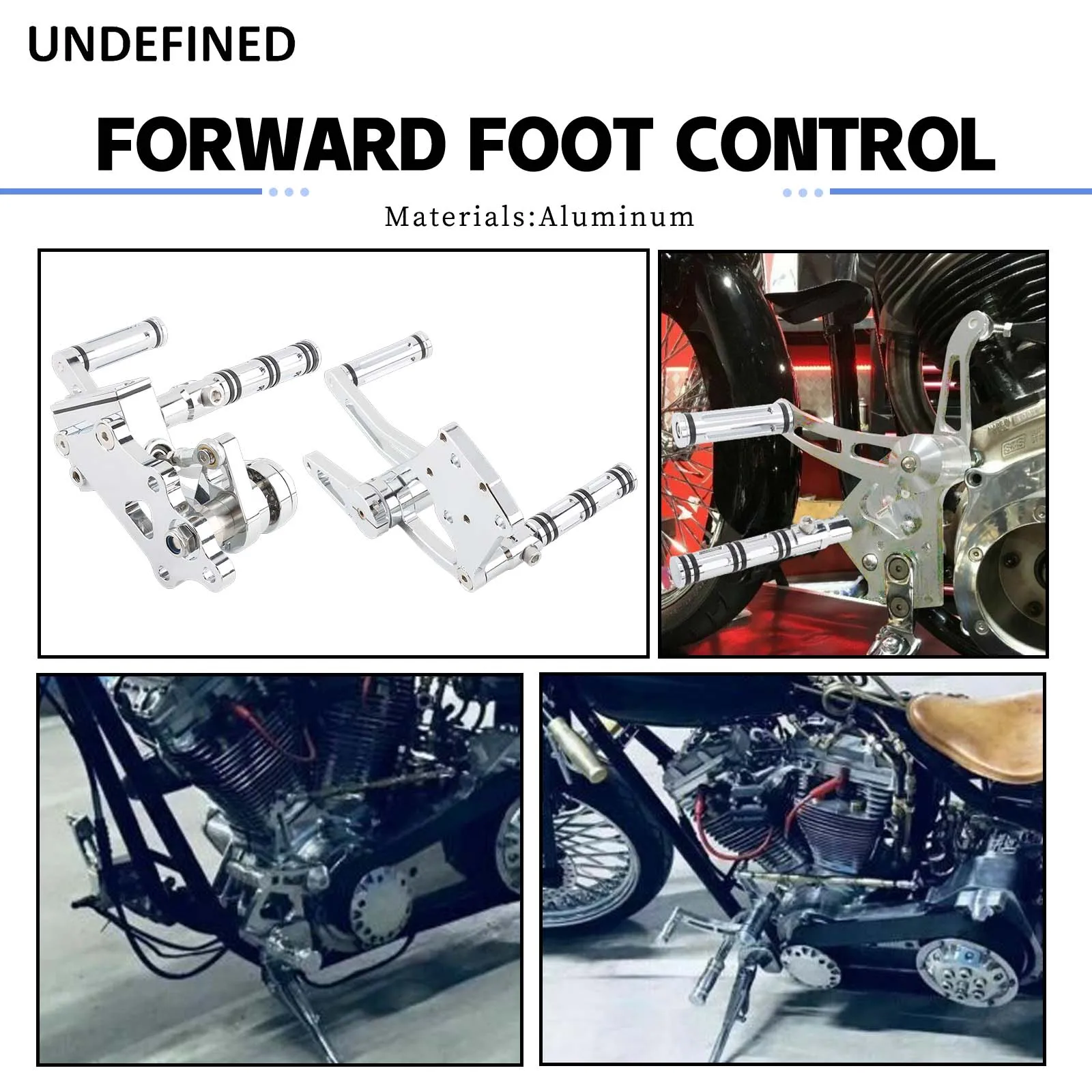 Motorcycle Forward Foot Control Footpegs, Foot Peg para Harley Softail, Springer, Fat Boy, Lo, trem noturno, Rocker C, Breakout, 2000-2017