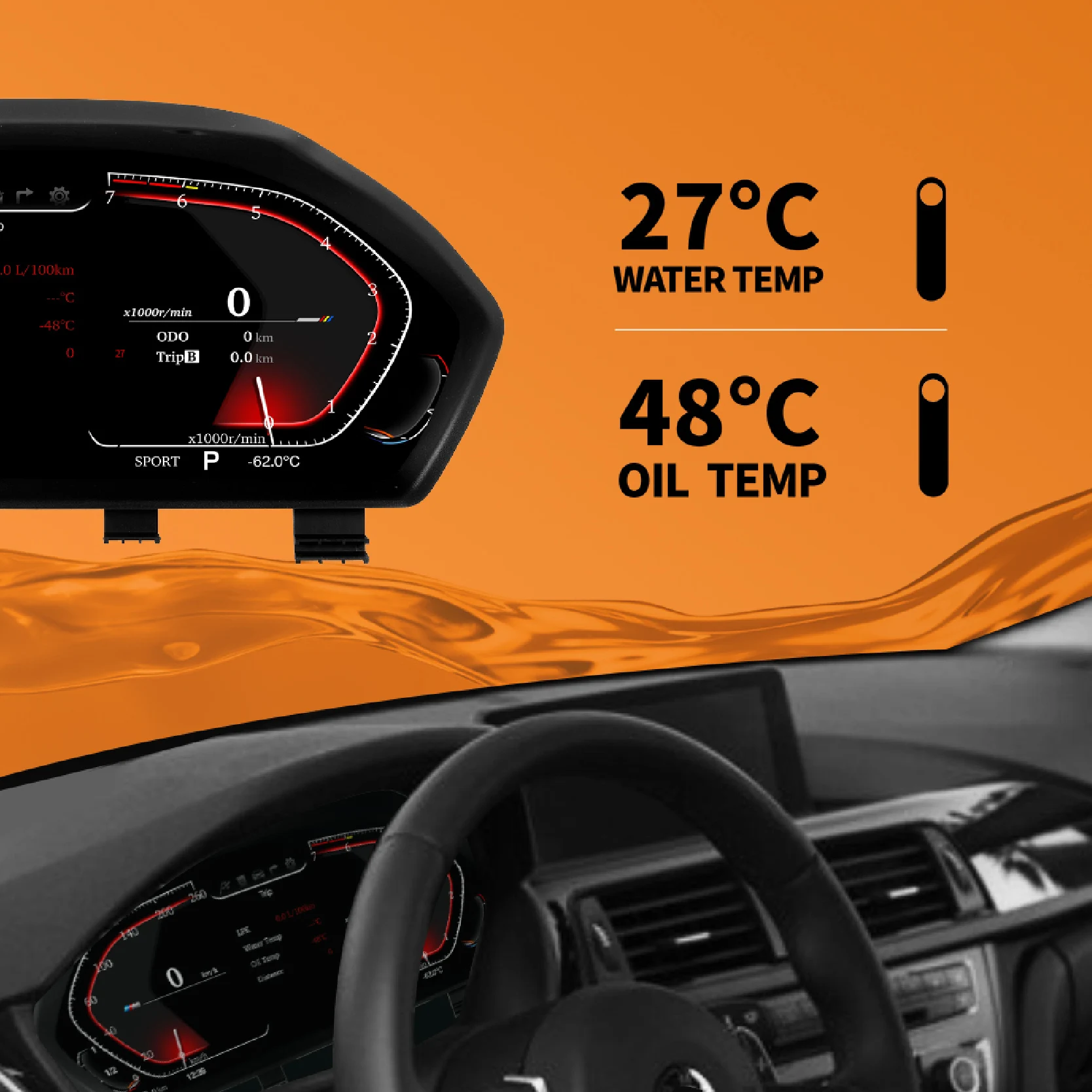 

2025 Latest Original 3 Series F30 F31 F32 Dashboard Instrument New Car Digital Cluster Display For 2013-2017 Models