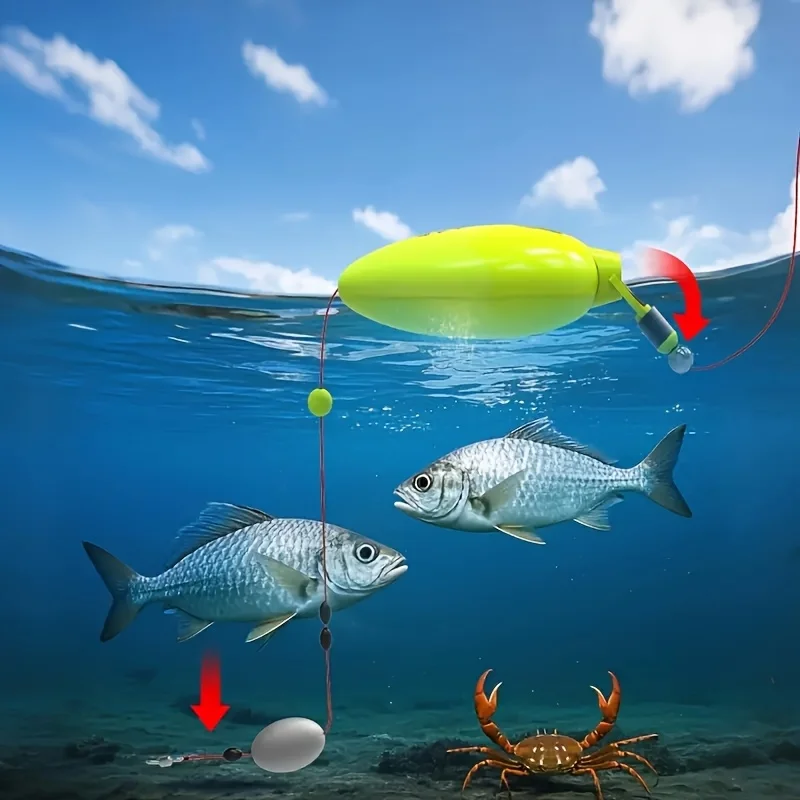 1pcs Premium HD PC Fishing Float No Hole Required Fast Rigging Anti Corrosion Buoy for Universal Fishing Tackle Accessory