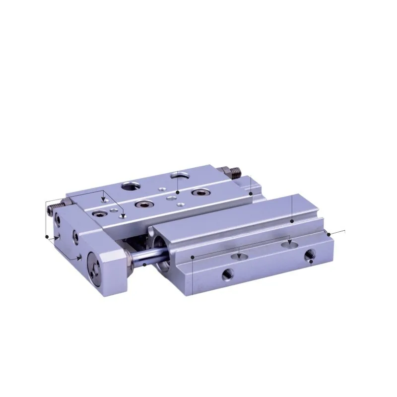 Precision thin slide cylinder Pressure wear resistant smooth push HLF8/12/16/20 multi-spec matching type