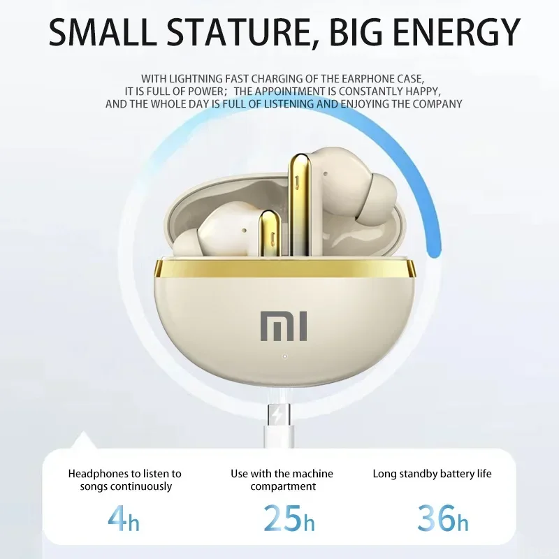 Xiaomi Redmi Wireless Earbuds Bluetooth Headset Charging Earphones For ENC Noise Reduction Headphones HiFi Sport Mic