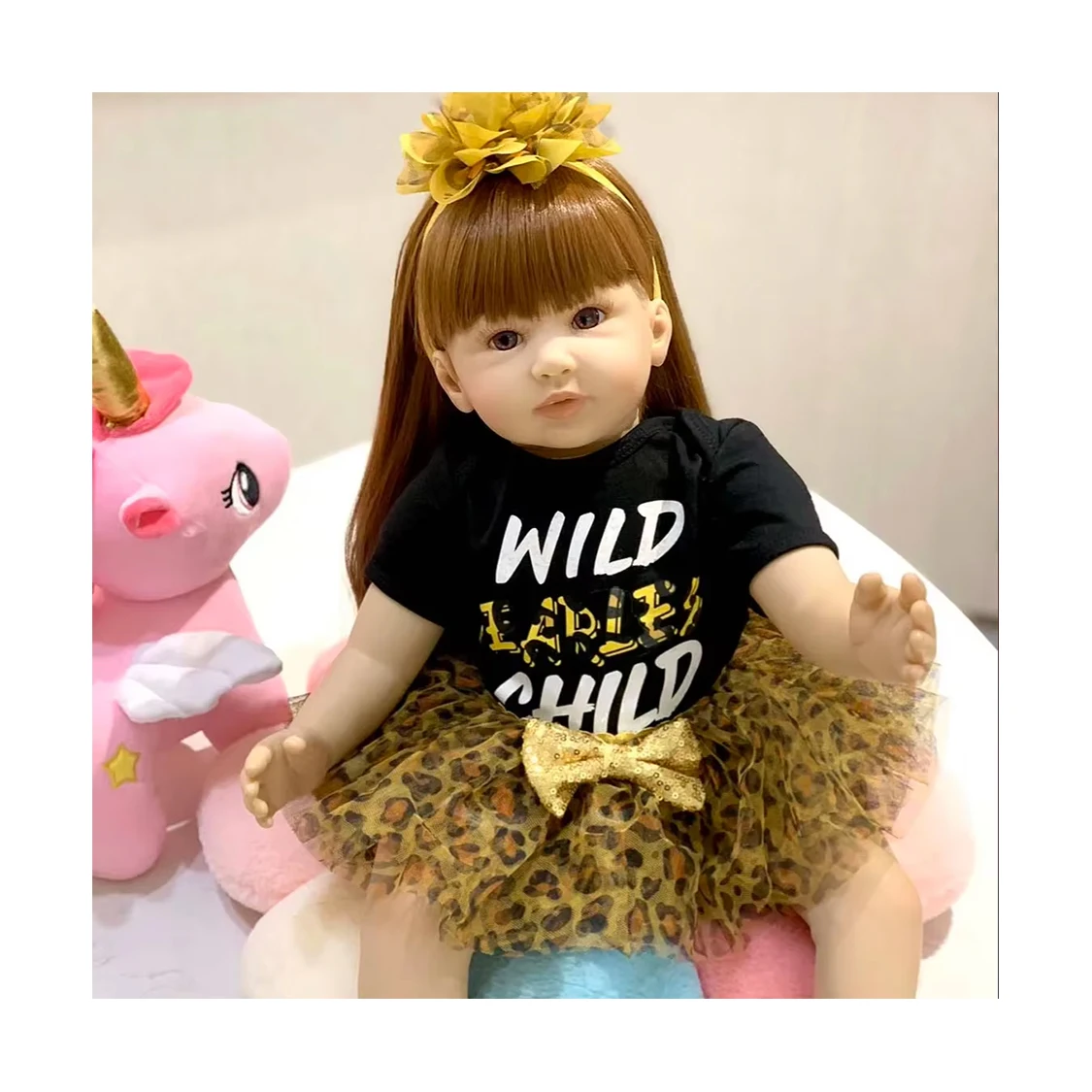 Bqrqtos Cartoon Latido Corazo Peso U Meso Pacifiers Nipple Bzdoll Corazon Cabello Reborn Dolls