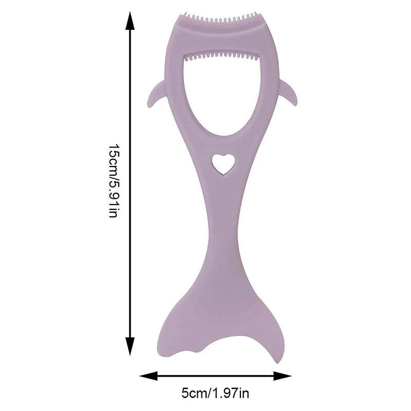 Aplicadores de delineador em forma de sereia, guias, escudo de rímel para maquiagem, estênceis reutilizáveis para os olhos, cílios, sombra, máscara labial