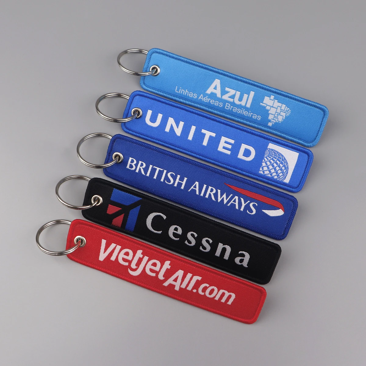 Airline Logo Women Keyring Car Keychains for Men Cool Backpack Key Tag Accessories Airplane Fashion Jewelry Accessories Gifts