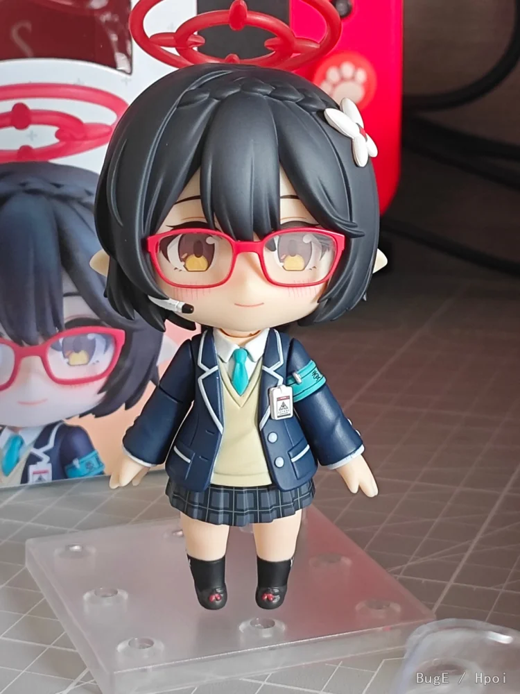 Original 10 cm 2657 Okusora Ayane Blau Archiv Die Animation Q Version Anime Abbildung Modell Desktop Dekoration Spielzeug