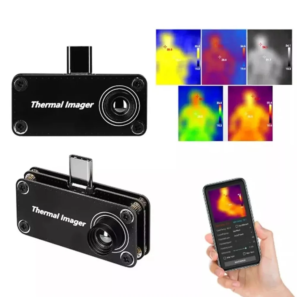 Type-C Mobile Thermal Imager APP Control 32*32 Pixels Infrared Thermal Imager Infrared Camera For Android Mobile Phone Hot Sale