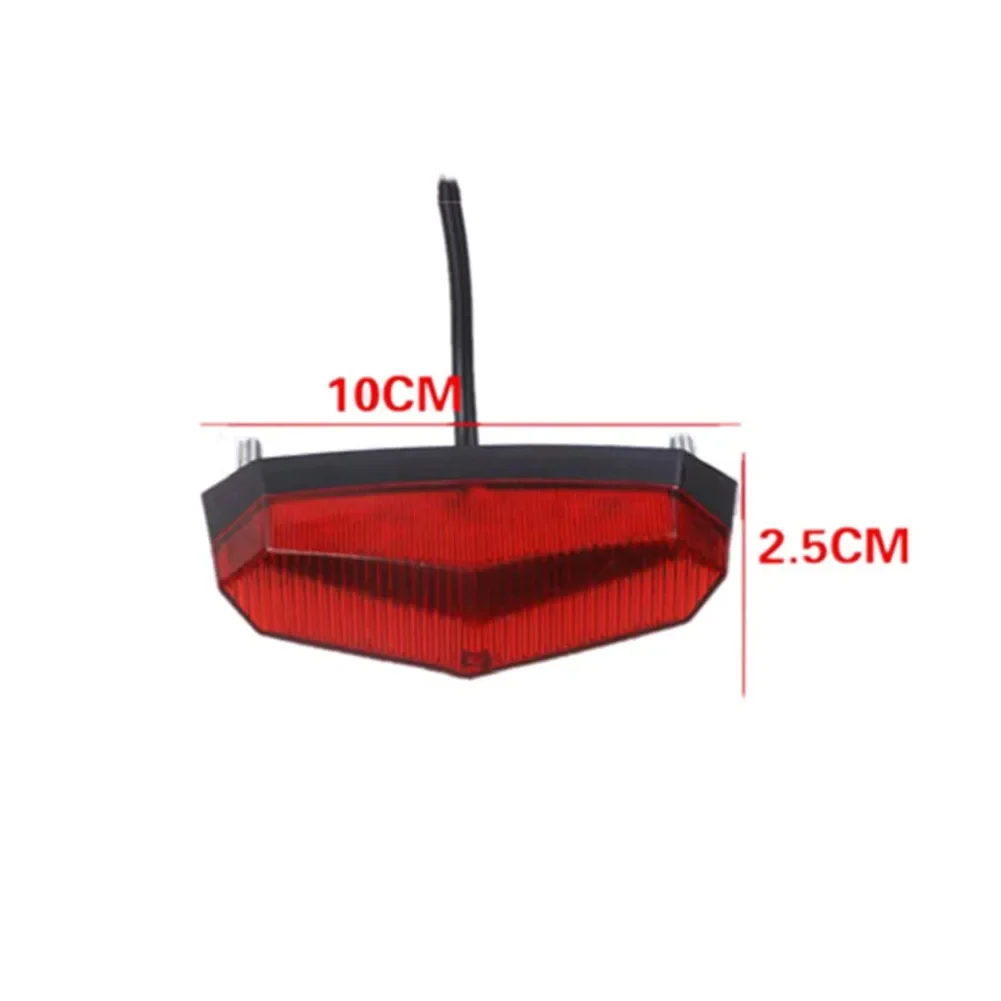 1pc 24-60V E-Bike Rear Light Highlight Tail Light LED Safety Warning Rear Lamp Scooter E-bike Taillights Electric Bike Part