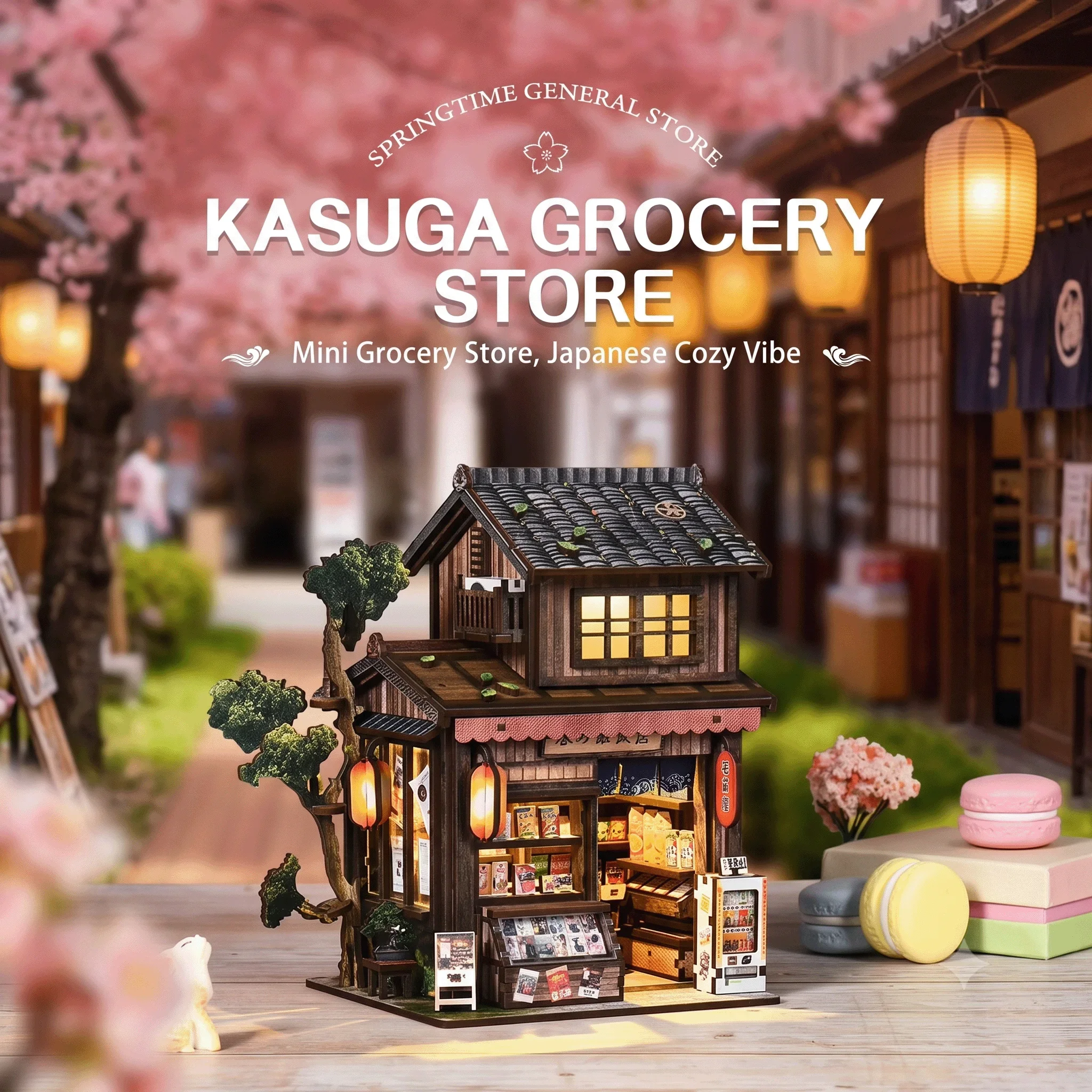 Japan Style DIY Wooden Book No - Model Kit Wood ulasan dan harga