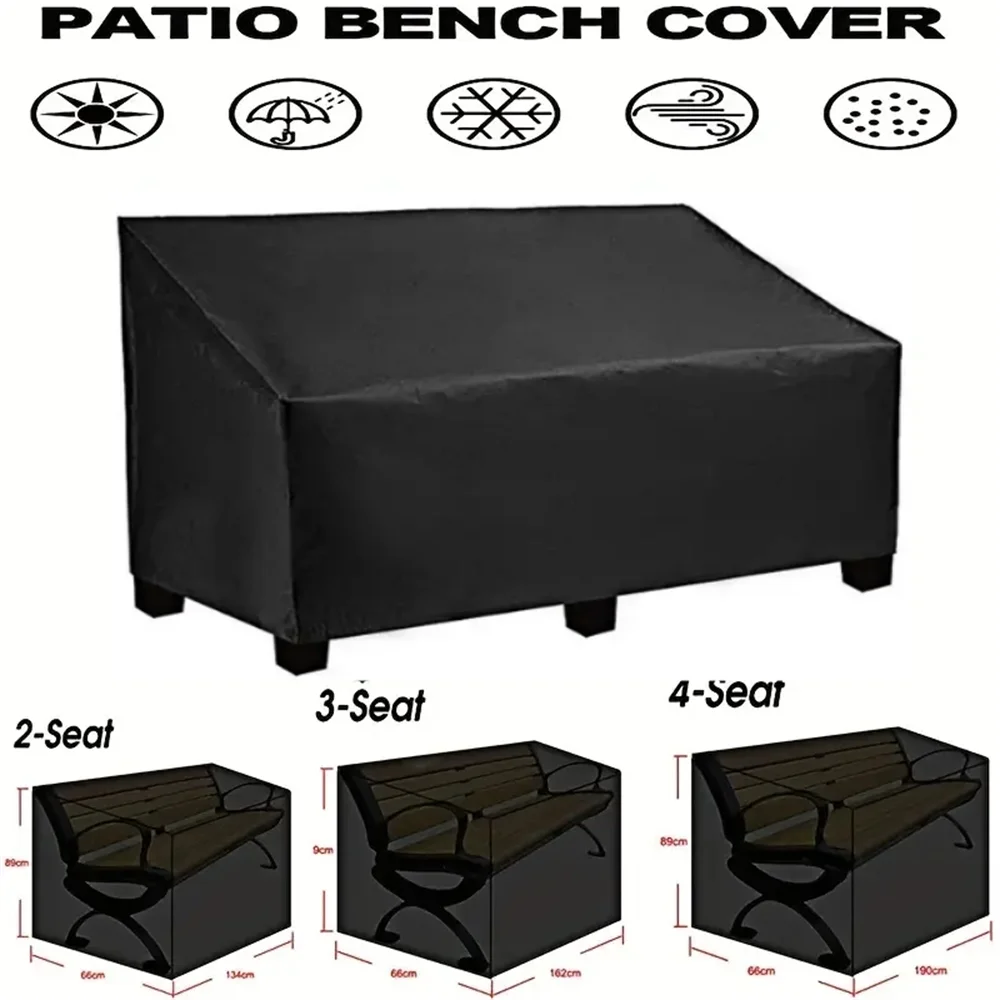 Heavy-Duty Garden Loveseat Cover - All-Weather Waterproof & Dust-Proof Protection - UV Resistant for Outdoor Patio