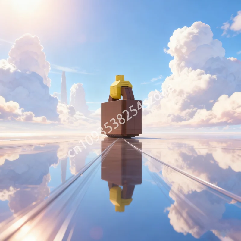 

103pcs MOC 6 1 Scale Briefcase Towned Model Building Blocks Architecture Christmas Gifts DIY Toys Idea Education Kids Birthday