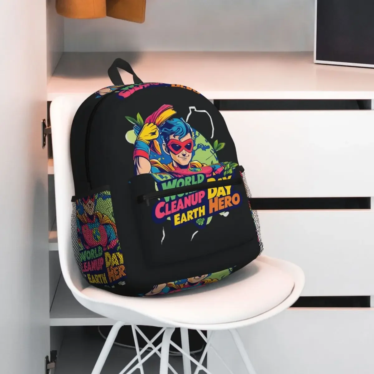 

Рюкзак Eco Warrior Planet Saver, рюкзак большой емкости для мальчиков и девочек, школьная сумка, сумки на плечо для мужчин и женщин